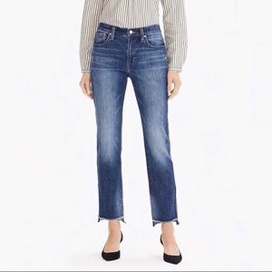 J. Crew Women's Boyfriend Jeans in Medium Blue Wash Tall